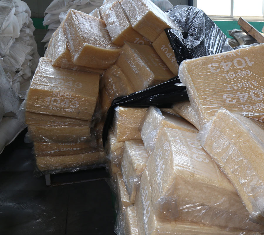 natural rubber from Thailand and Malaysia